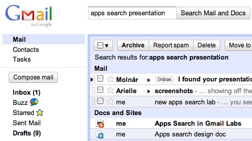 Google Apps Search