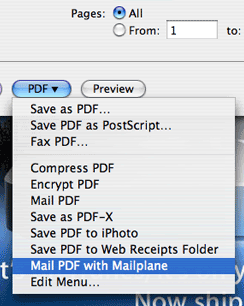 Mail PDF with Mailplane