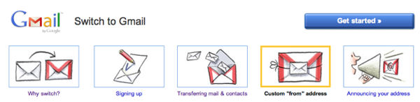 Switch to gmail