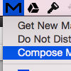 Compose Message via Menu Bar