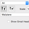 Print Gmail Header